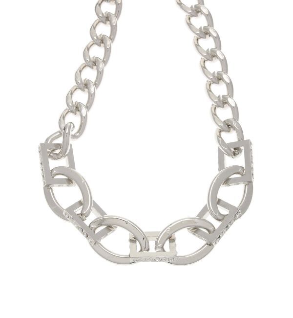 GYDA「JEYSUSスクエアラインストーンネックレス」|ネックレス|