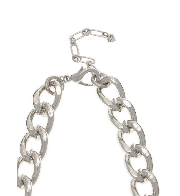 GYDA「JEYSUSスクエアラインストーンネックレス」|ネックレス|