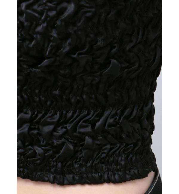 GYDA「シャーリング2WAYショートカーディガン」|カーディガン|