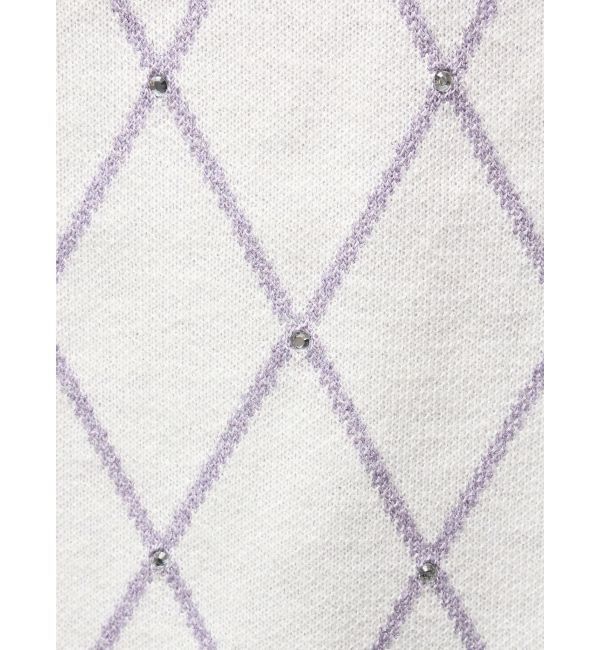 GYDA「bijou quilting ニットワンピース」|ワンピース|