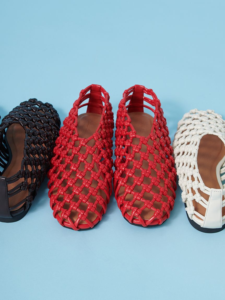 Mila Owen「メッシュバレエ」|パンプス|