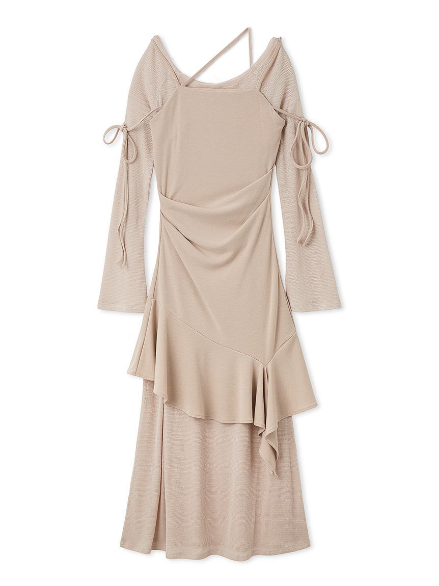 SNIDEL「デザインレイヤードカットワンピース」|ワンピース|