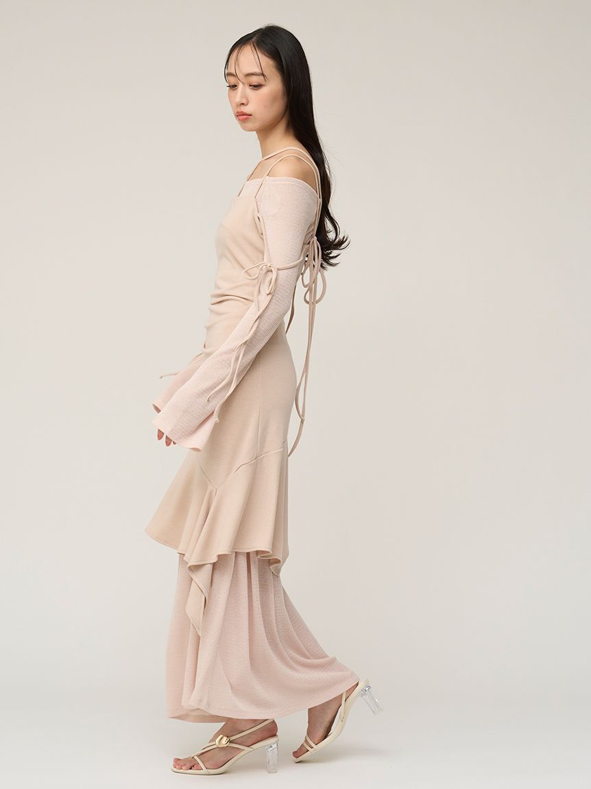 SNIDEL「デザインレイヤードカットワンピース」|ワンピース|