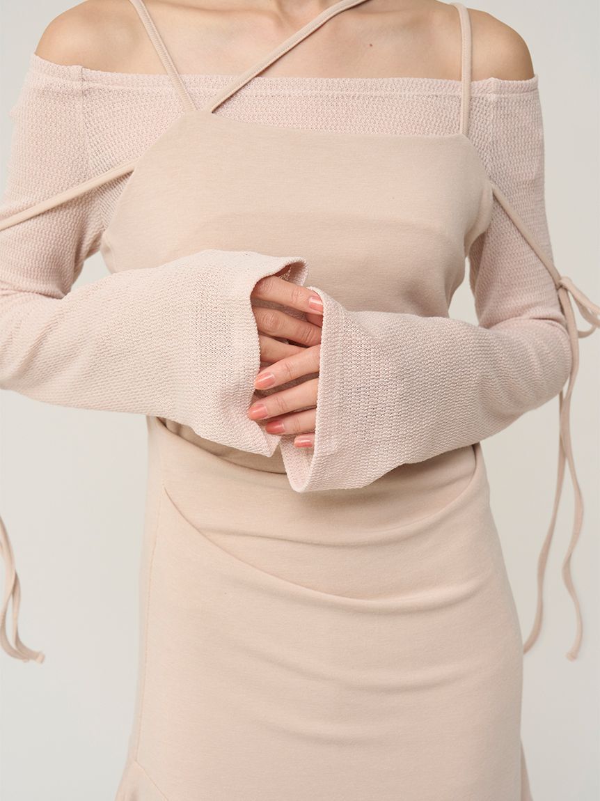 SNIDEL「デザインレイヤードカットワンピース」|ワンピース|