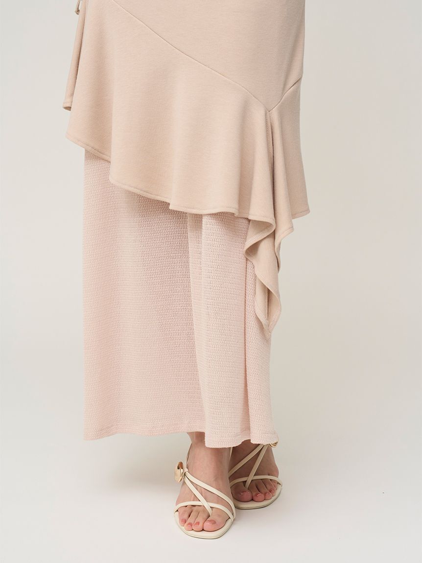 SNIDEL「デザインレイヤードカットワンピース」|ワンピース|