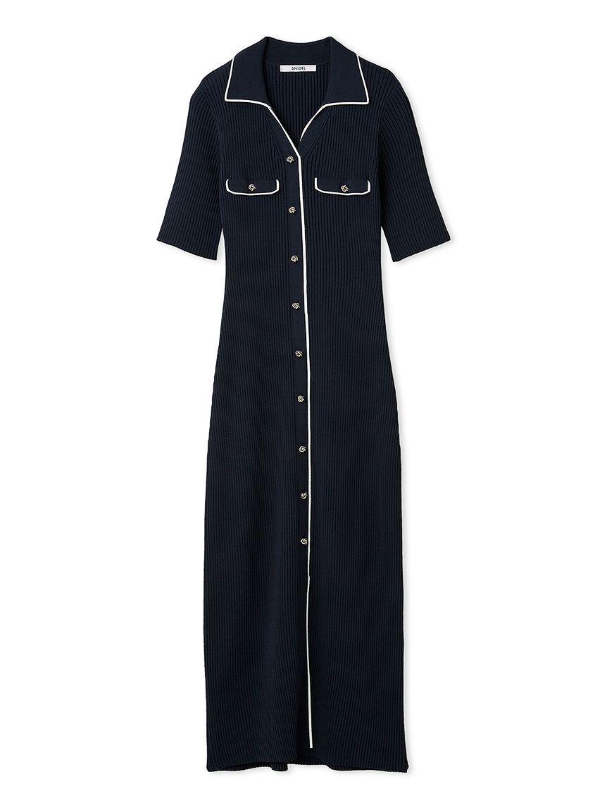 SNIDEL「フロントボタンニットワンピース」|ワンピース|