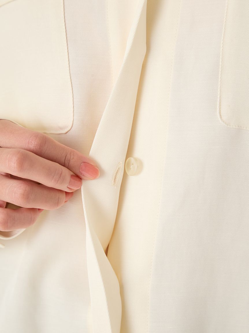 FRAY I.D「オープンカラーサファリシャツ」|シャツ・ブラウス|