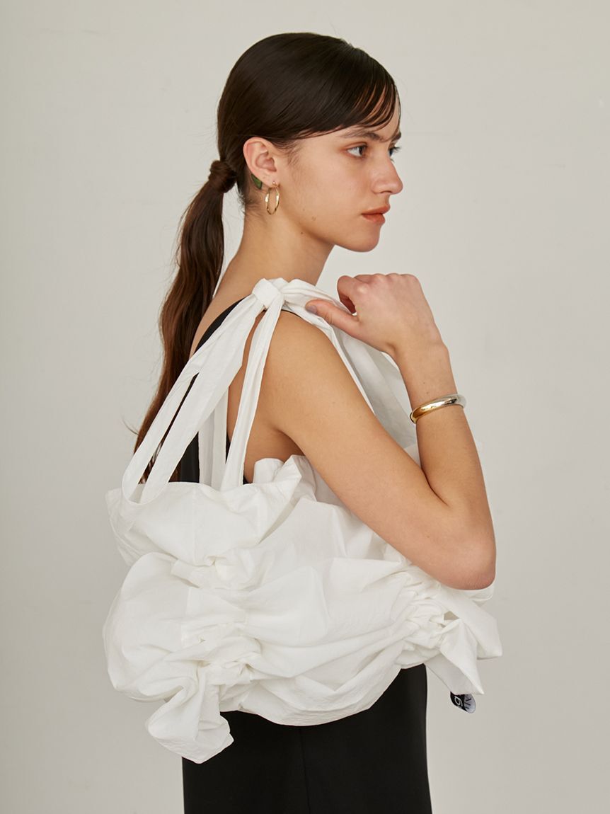 styling/「【S/S(エスバイエス)】＜ウォッシャブル・撥水＞ギャザーバッグ」|ショルダー・メッセンジャー|