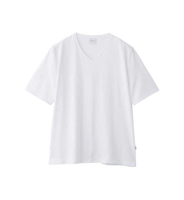 MACKINTOSH PHILOSOPHY「トロッター Tシャツ Vネック アイスドライカノコ」|Tシャツ・カットソー|ホワイト