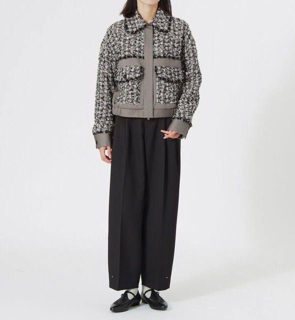  「ツイードブルゾン」|ブルゾン・スタジャン|