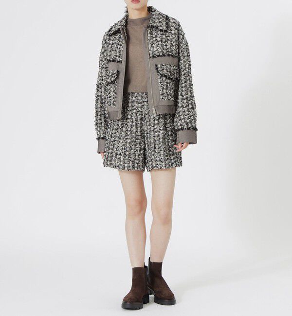  「ツイードブルゾン」|ブルゾン・スタジャン|