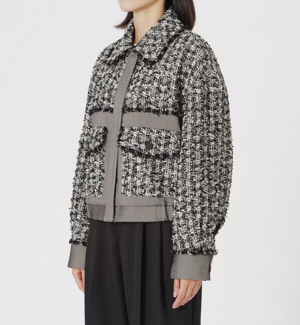  「ツイードブルゾン」|ブルゾン・スタジャン|