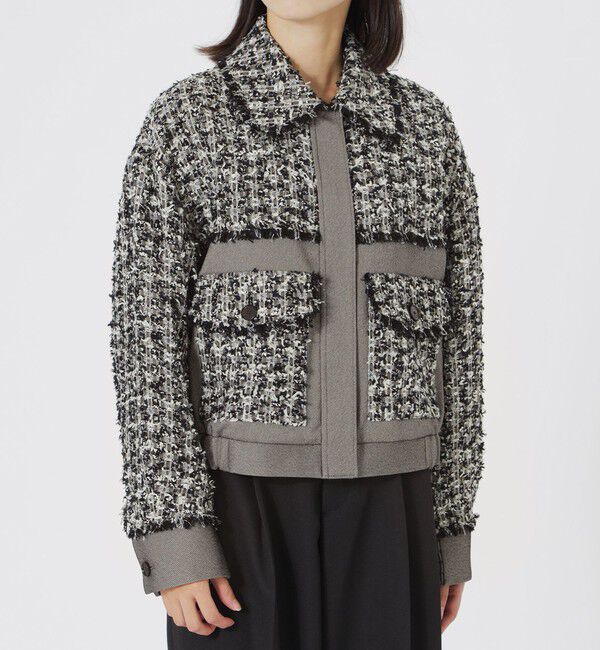  「ツイードブルゾン」|ブルゾン・スタジャン|