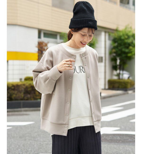 ikka「GOKU楽ダンボールカーディガン」|カーディガン|