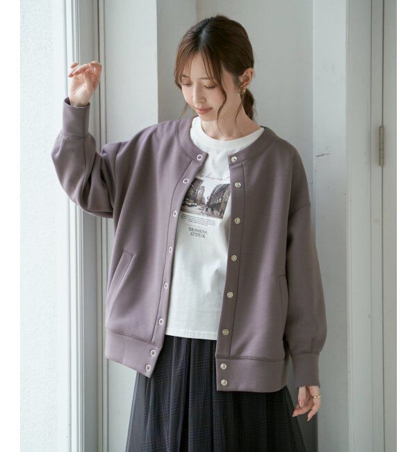 ikka「GOKU楽ダンボールカーディガン」|カーディガン|