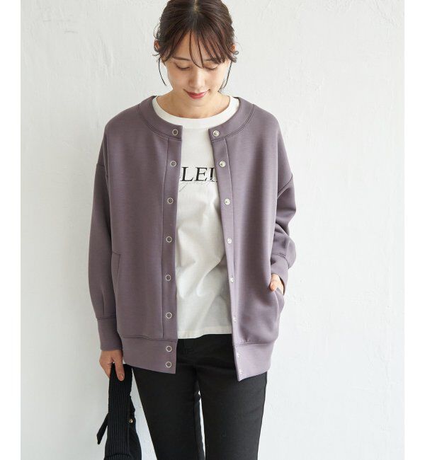 ikka「GOKU楽ダンボールカーディガン」|カーディガン|