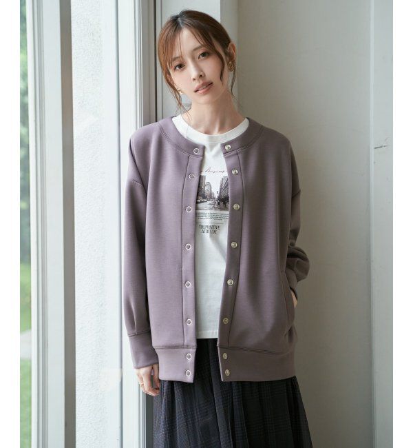 ikka「GOKU楽ダンボールカーディガン」|カーディガン|