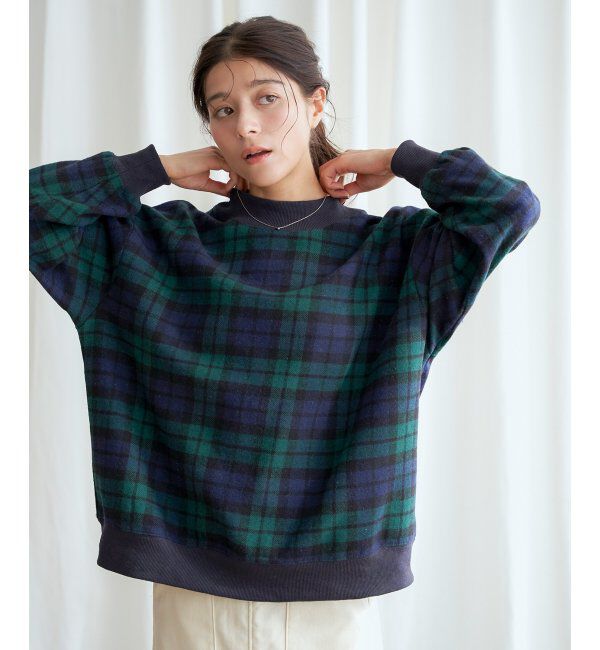 Lbc with Life「チェック切り替えリブプルオーバー」|その他|