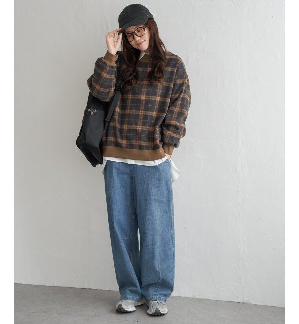 Lbc with Life「チェック切り替えリブプルオーバー」|その他|