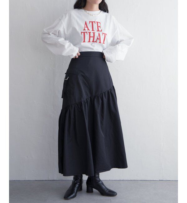 VENCE share style「天竺オーバーロゴロンT」|Tシャツ・カットソー|