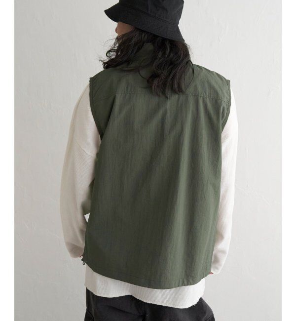 VENCE share style「Red Cap Girl レッドキャップガール ワッペン付きナイロンジップベスト」|その他|