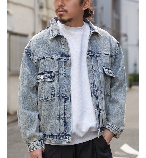VENCE share style「デニムジャケット」|ブルゾン・スタジャン|