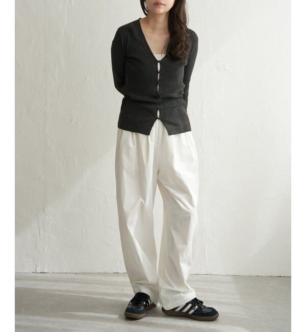 VENCE share style「ボタンアクセントVネックカーディガン」|カーディガン|