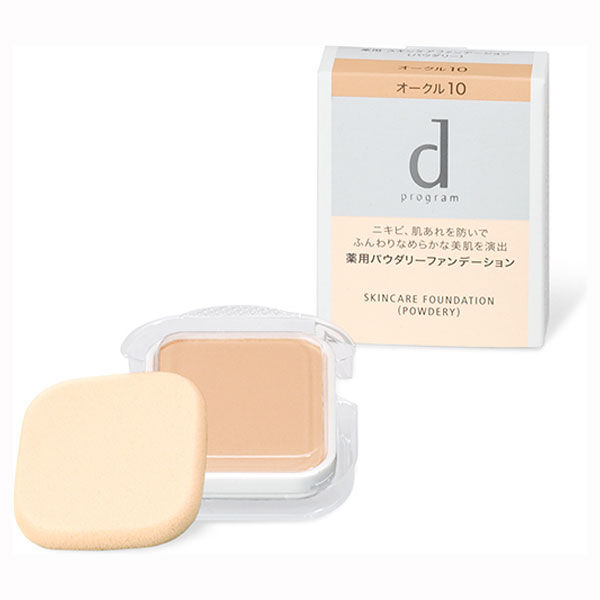 dプログラム「d プログラム 薬用　スキンケアファンデーション　（パウダリー） オークル10 レフィル/無香料 (10.5g)」|ファンデーション|