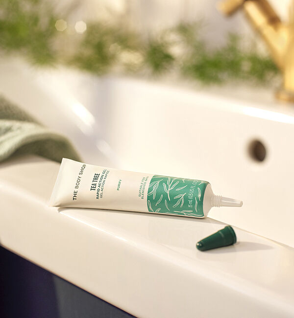 THE BODY SHOP「TT ラピット ジェル 15mL（香り：ティーツリー）」|美容液・オイル・クリーム|