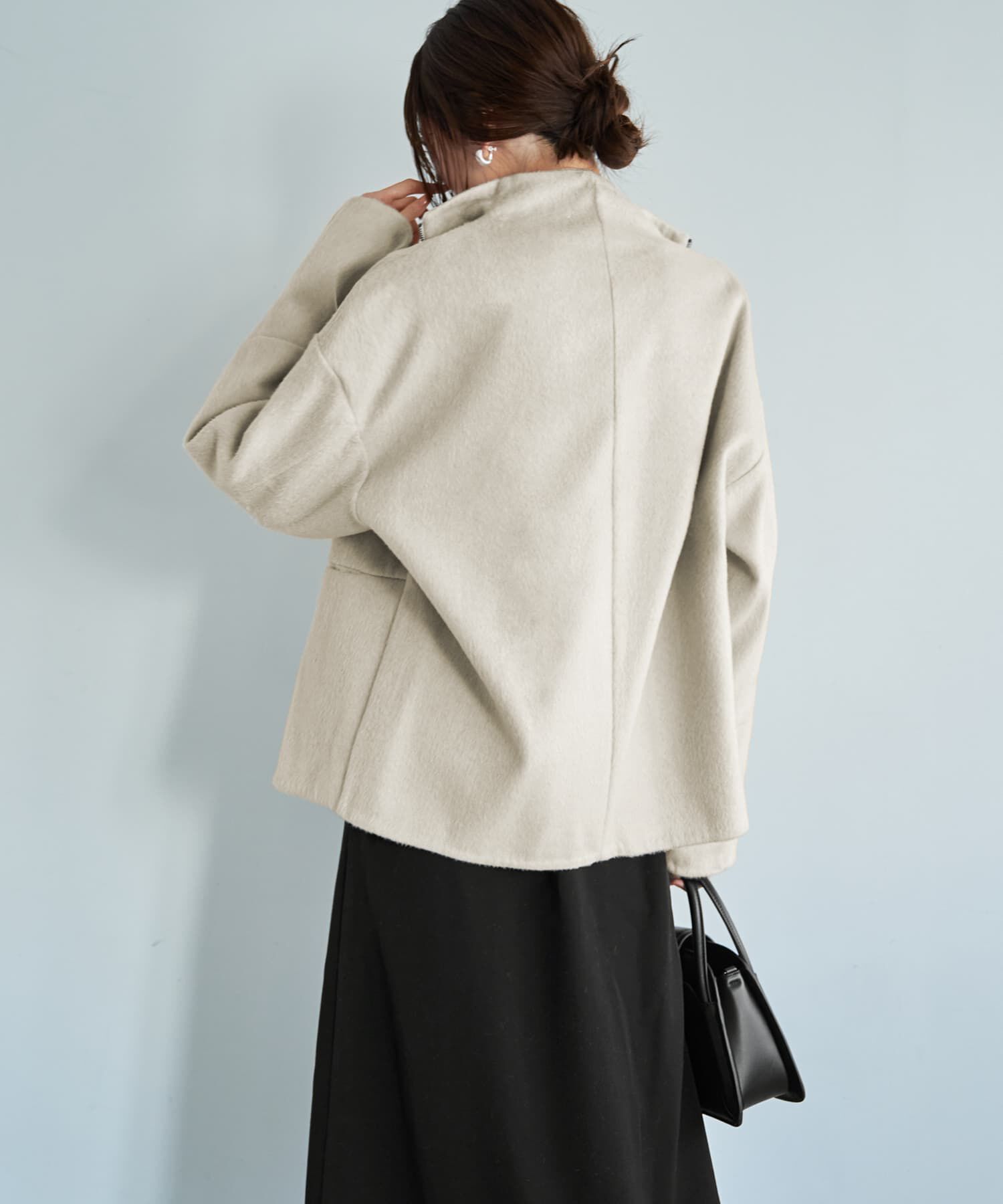 STYLE DELI「【LUXE】カシミヤタッチボトルネックジャケット」|その他|