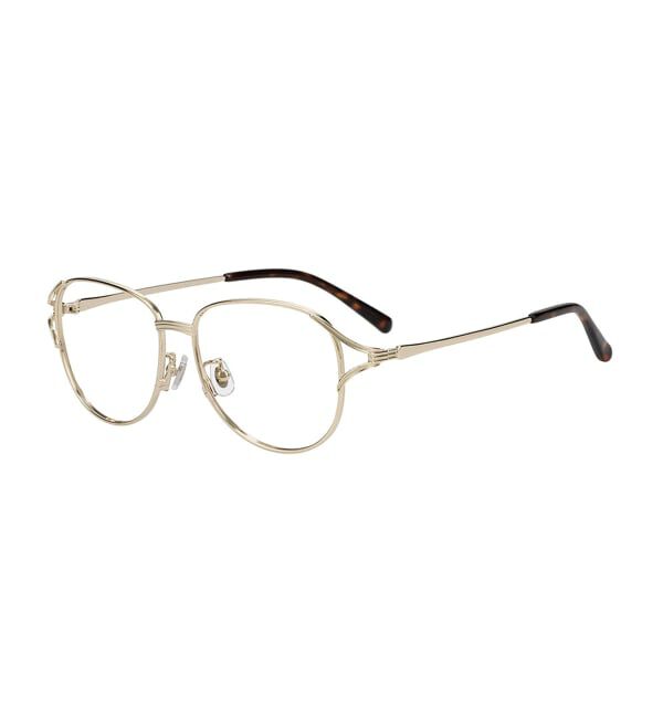  「ウェリントン型 メガネ | メタル 高級感  度あり 度なし メンズFASHION レンズ交換券付」|メガネ|