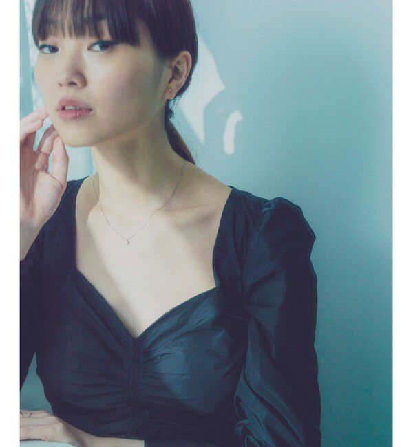 ete「PT900/850 ダイヤモンド 0.2ct ネックレス「ブライト」」|ネックレス|