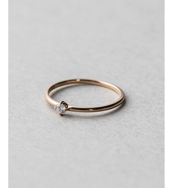 ete「K18 ダイヤモンド リング「ブライト」」|リング|