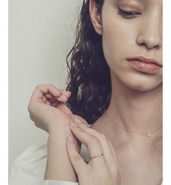 ete「K18 ダイヤモンド リング「ブライト」」|リング|