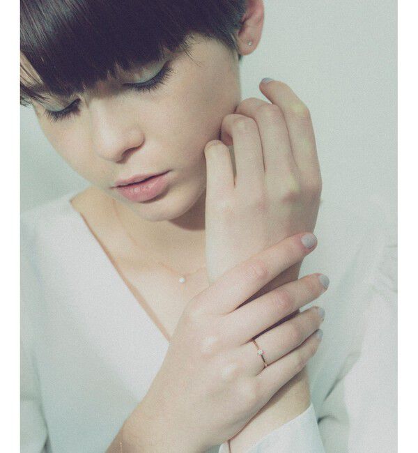 ete「K18 ダイヤモンド 0.1ct リング「ブライト」」|リング|