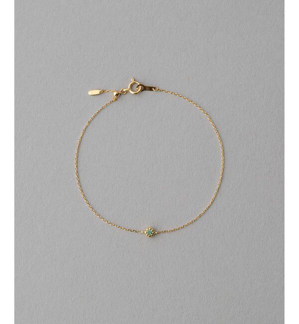 ete「K18YG フルール ブレスレット（誕生石 5・7・9月）」|ブレスレット・バングル|A