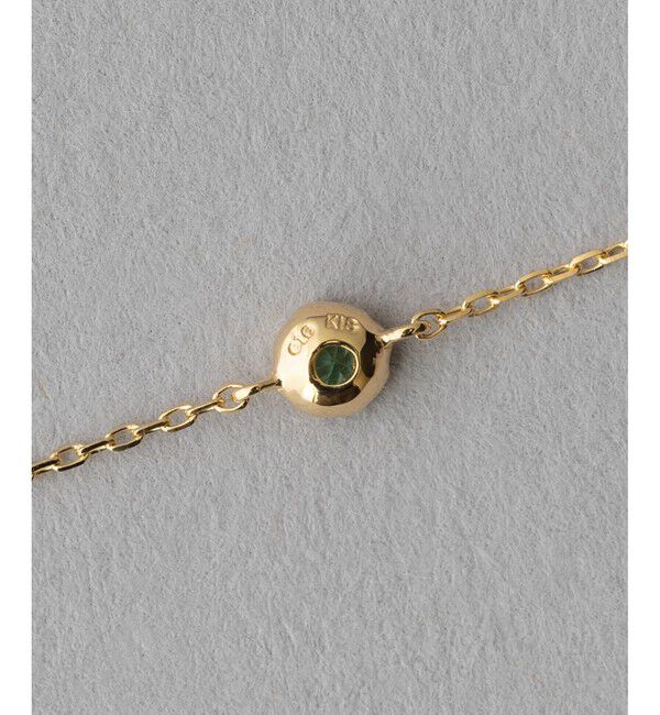 ete「K18YG フルール ブレスレット（誕生石 5・7・9月）」|ブレスレット・バングル|