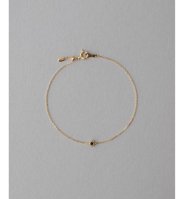 ete「K18YG フルール ブレスレット（誕生石 5・7・9月）」|ブレスレット・バングル|C