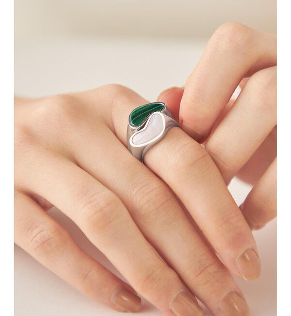 ete「マラカイト タイト シマーリング」|リング|