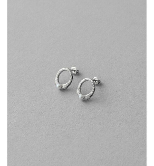 ete「パール オーバル ピアス」|ピアス|