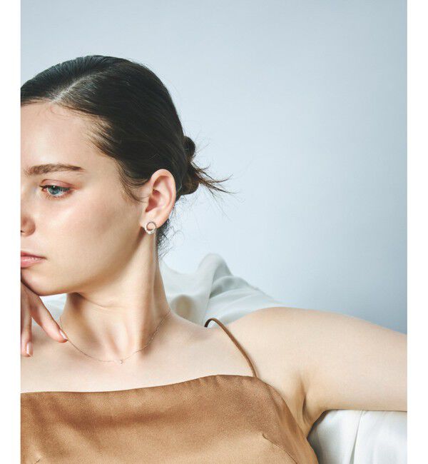 ete「パール オーバル ピアス」|ピアス|