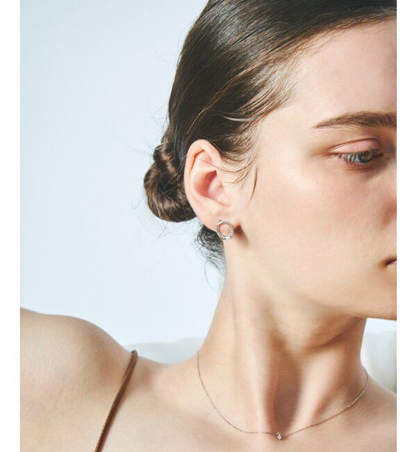 ete「パール オーバル ピアス」|ピアス|