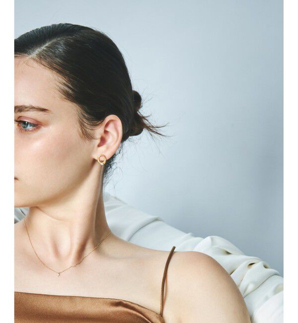 ete「パール オーバル ピアス」|ピアス|