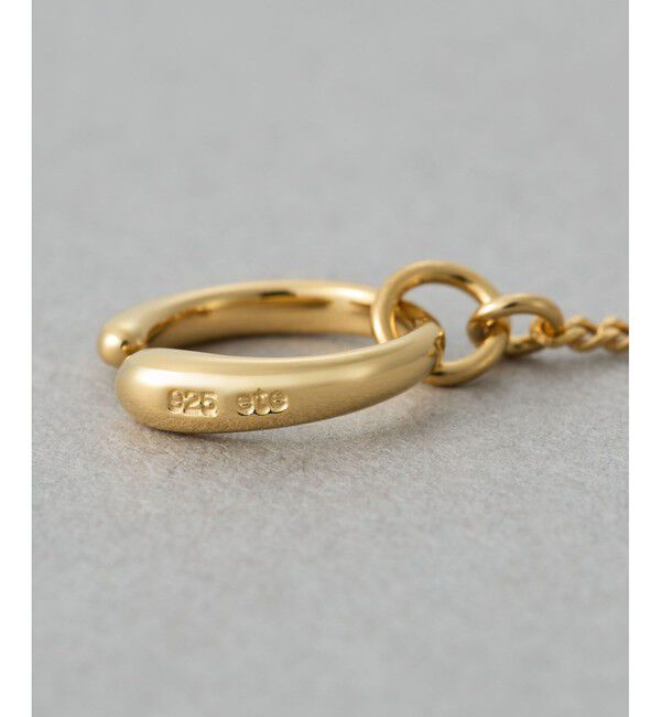 ete「ナチュラルストーン チューブカット イヤリング」|イヤリング|