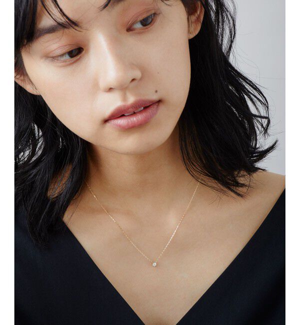 Jouete「K18YG ダイヤモンド ネックレス」|ネックレス|