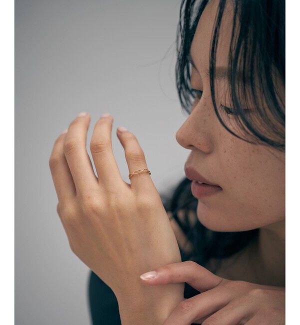 Jouete「K10YG ピンキーリング クラフト」|リング|