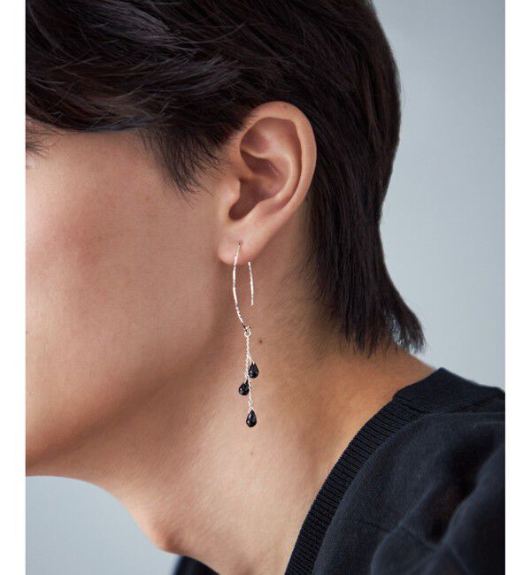 Jouete「ピアス ブラックスピネル」|ピアス|