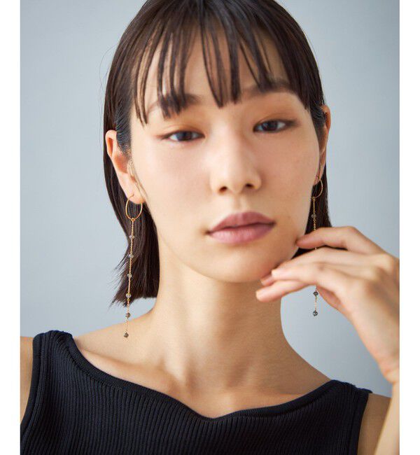 Jouete「ピアス ナチュラルストーン ステーション」|ピアス|