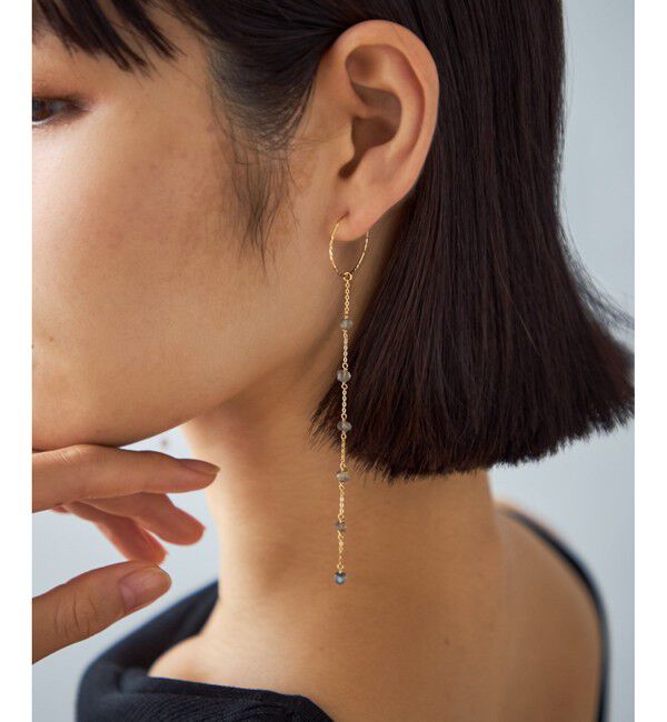 Jouete「ピアス ナチュラルストーン ステーション」|ピアス|