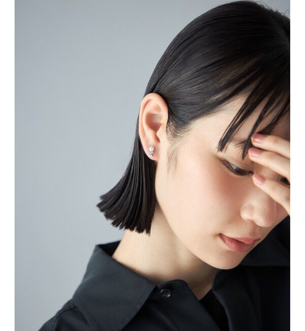 Jouete「ピアス  パール&times;ジルコニア」|ピアス|